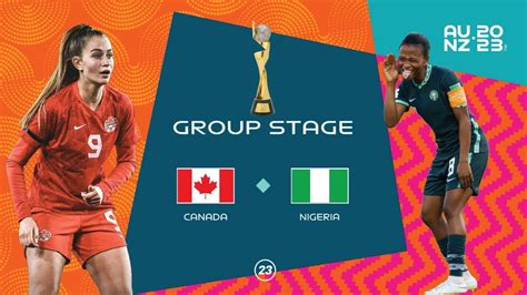 fifa women's world cup 2023 canada vs nigeria